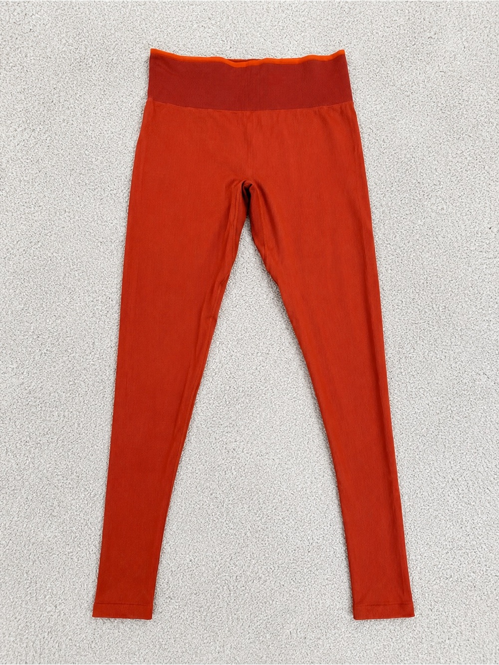 Outdoor Voices Rust Orange High-Waist Leggings
